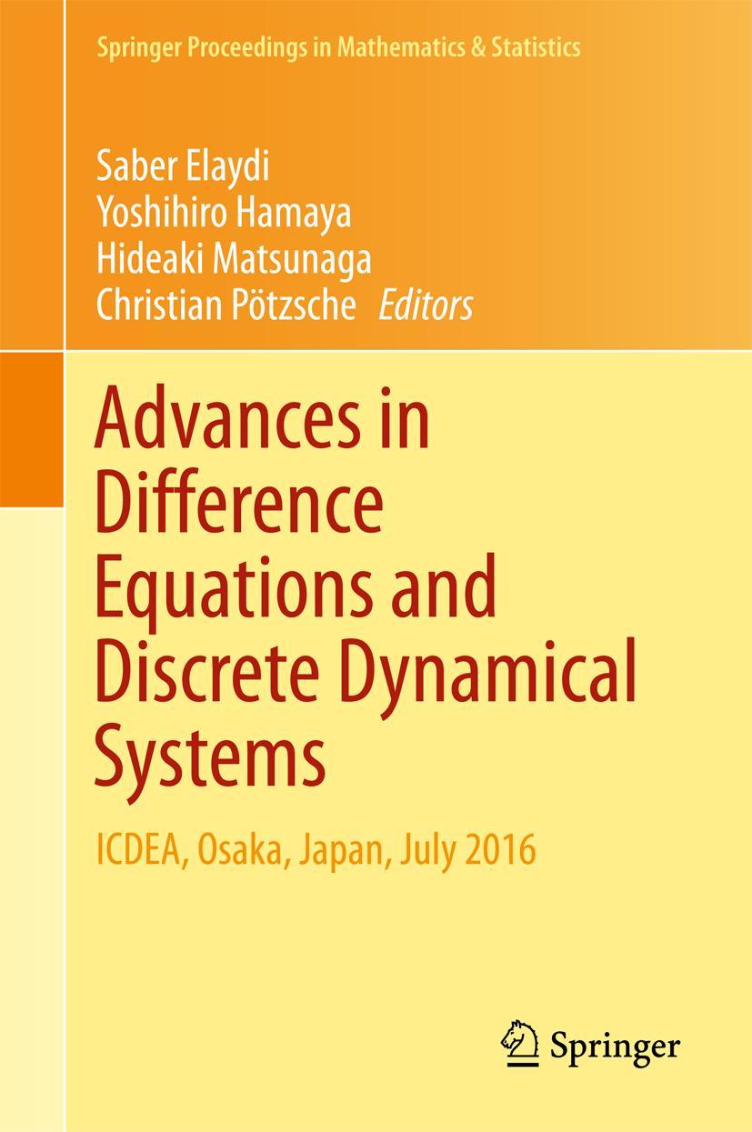 Vorderes Coverbild Advances in Difference Equations and Discrete Dynamical Systems