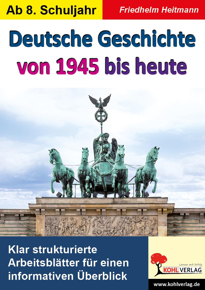 Vorderes Coverbild Deutsche Geschichte von 1945 bis heute