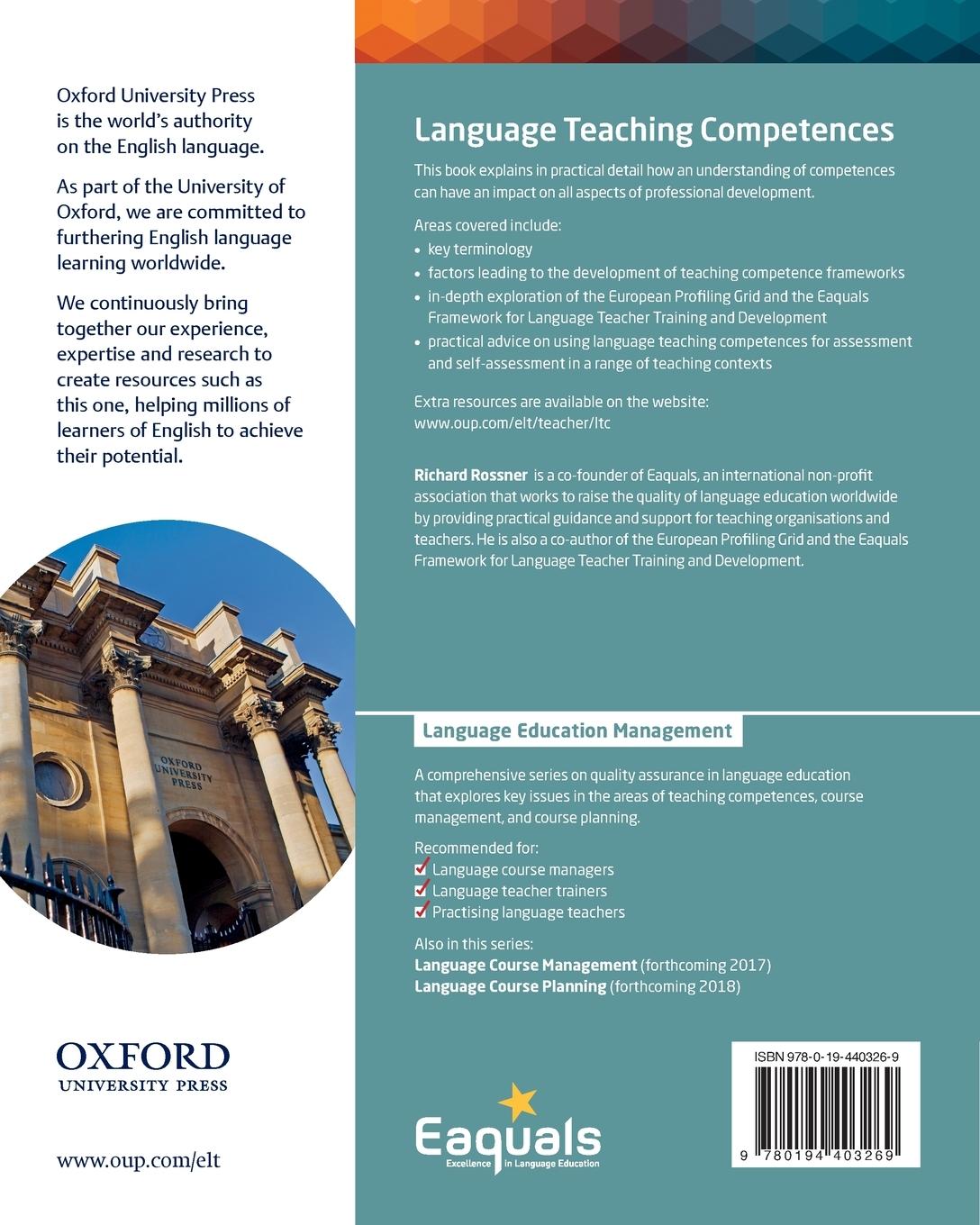 Rückseitencover Language Teaching Competences