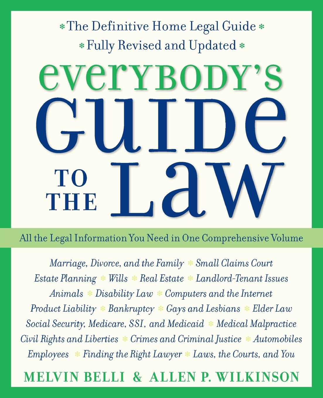 Vorderes Coverbild Everybody's Guide to the Law, Fully Revised & Updated, 2nd Edition