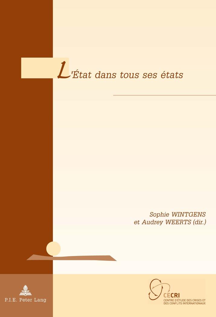 Vorderes Coverbild L'État dans tous ses états