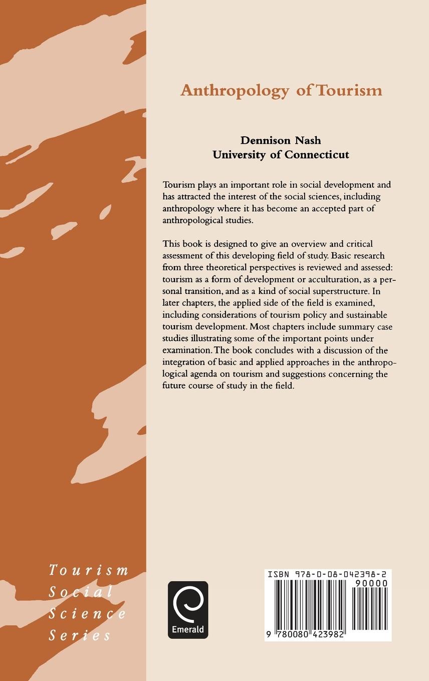 Rückseitencover Anthropology of Tourism