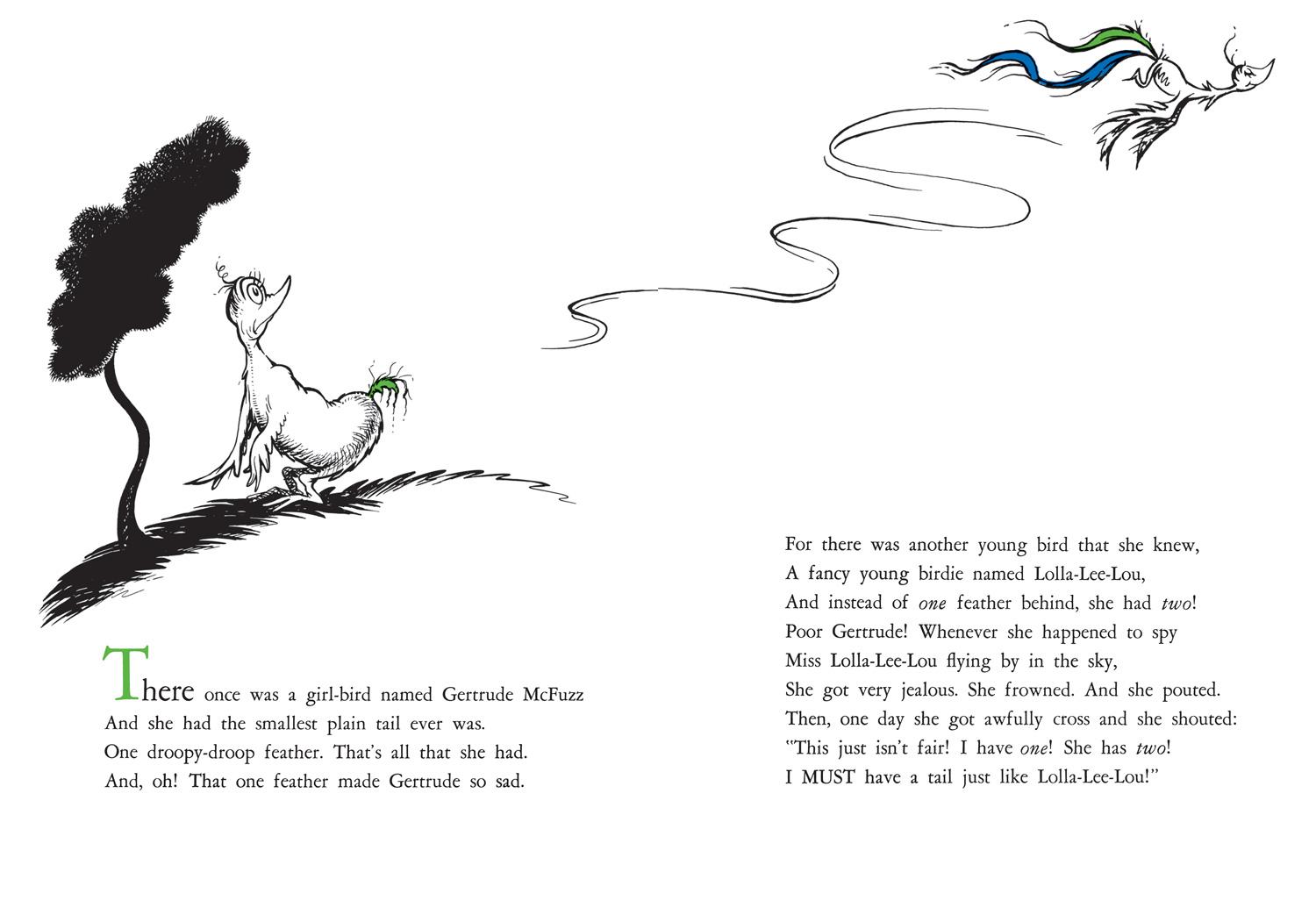 Beispielinhalt (Bild) Yertle the Turtle and Other Stories