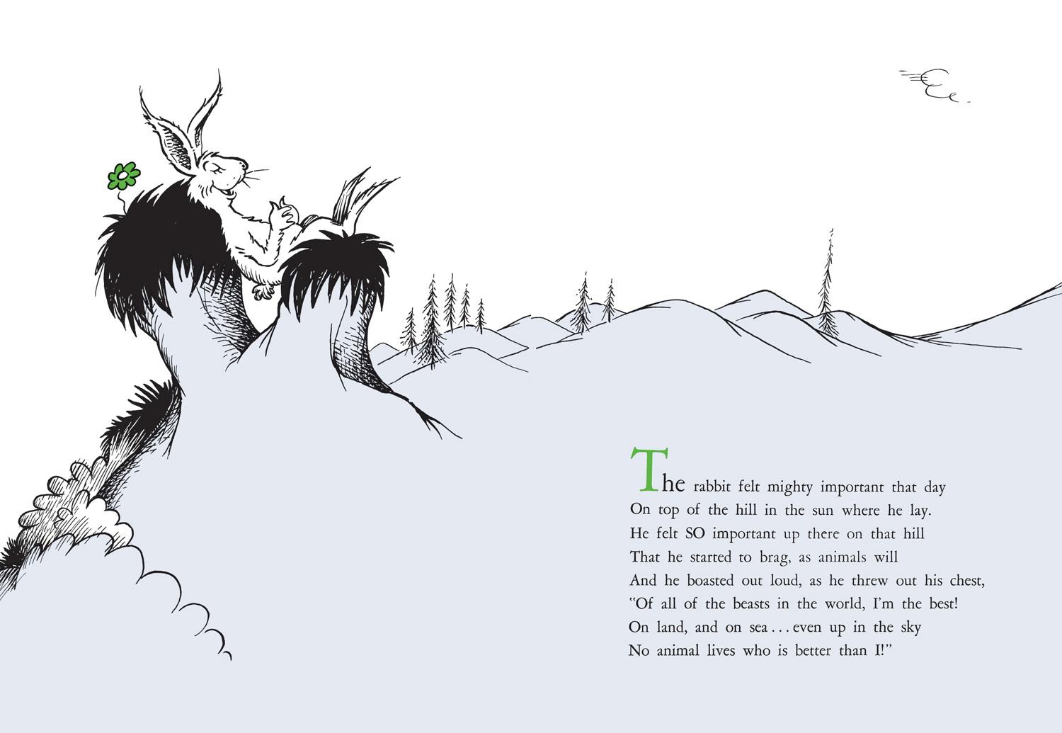 Beispielinhalt (Bild) Yertle the Turtle and Other Stories