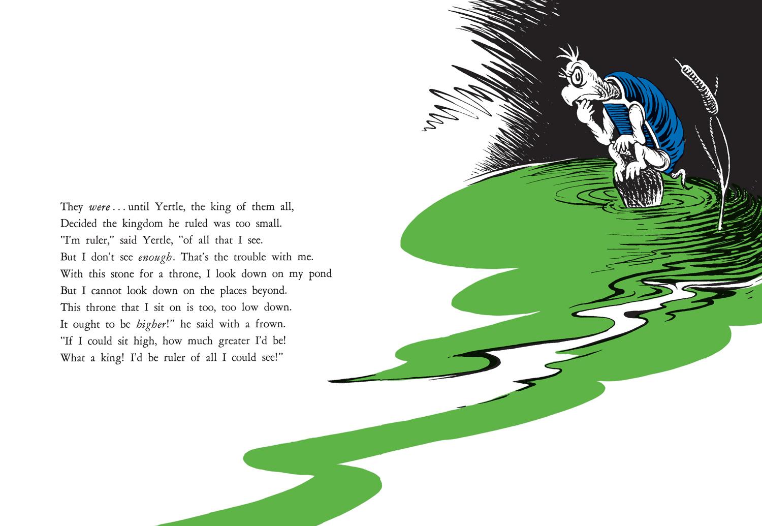 Beispielinhalt (Bild) Yertle the Turtle and Other Stories