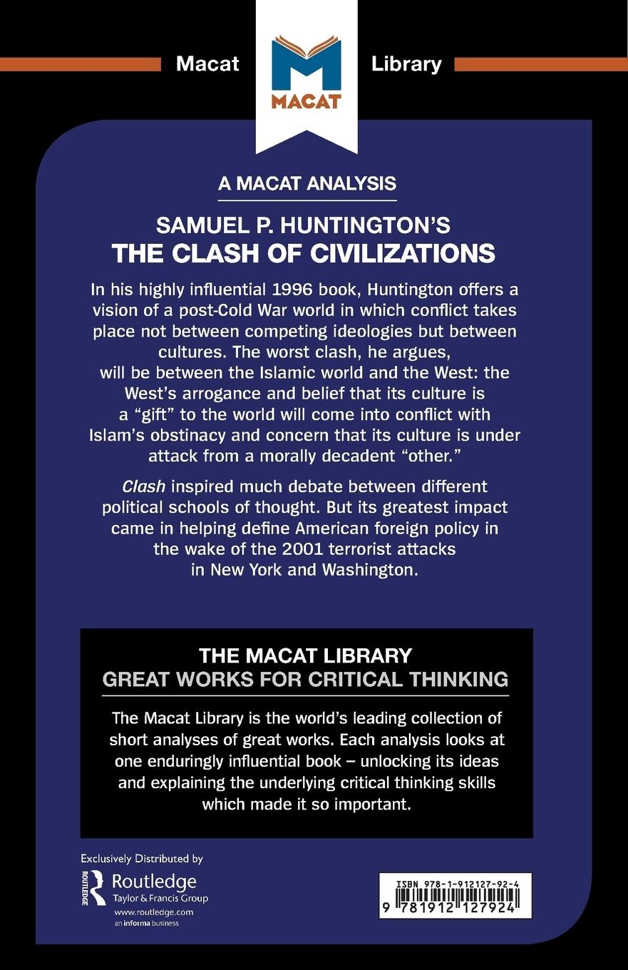 Rückseitencover An Analysis of Samuel P. Huntington's The Clash of Civilizations and the Remaking of World Order