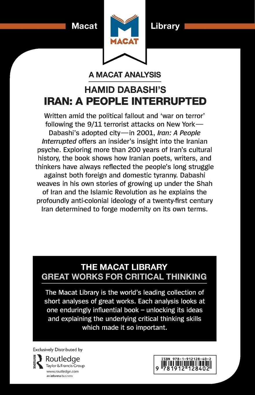 Rückseitencover An Analysis of Hamid Dabashi's Iran