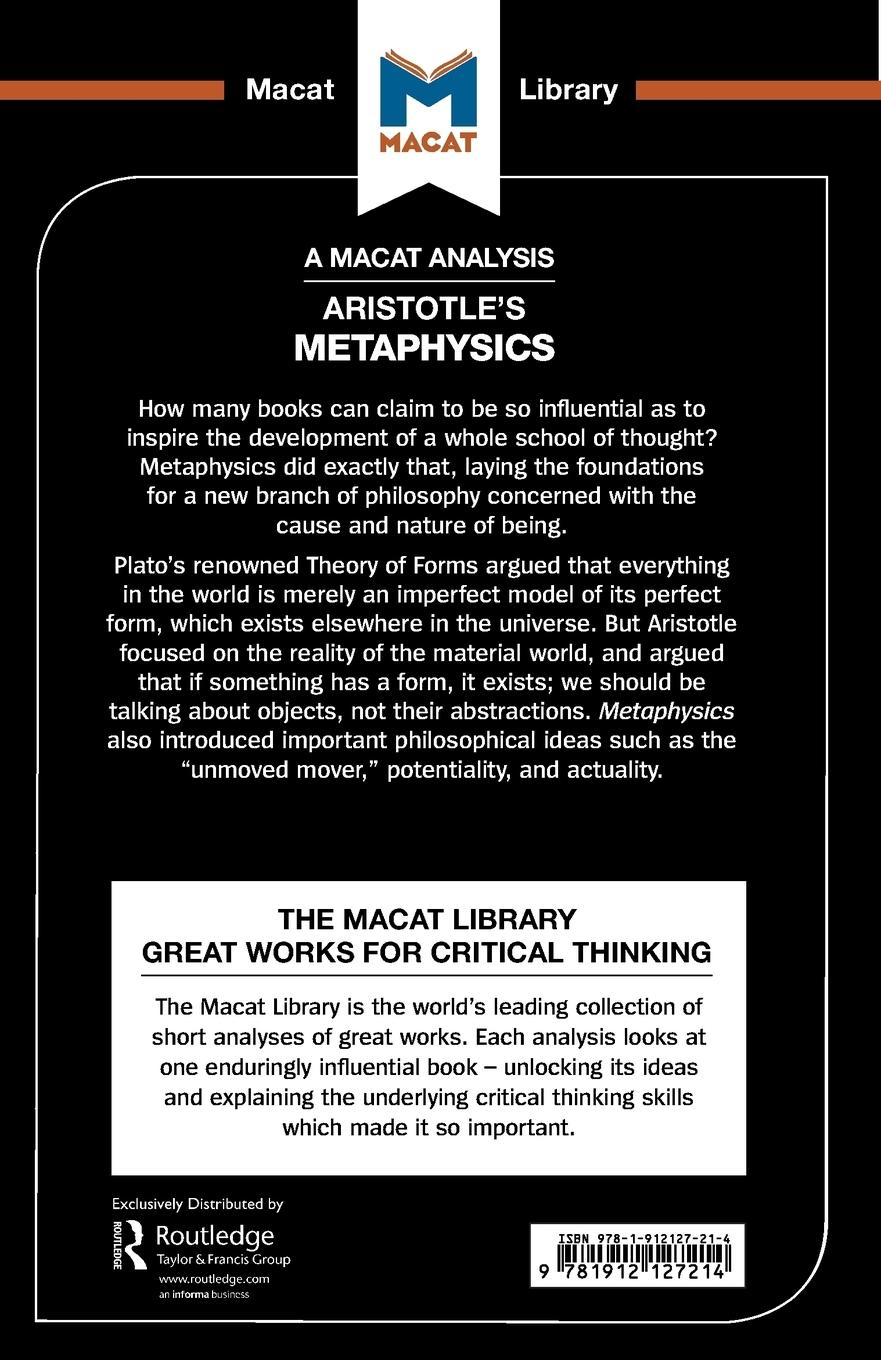 Rückseitencover An Analysis of Aristotle's Metaphysics