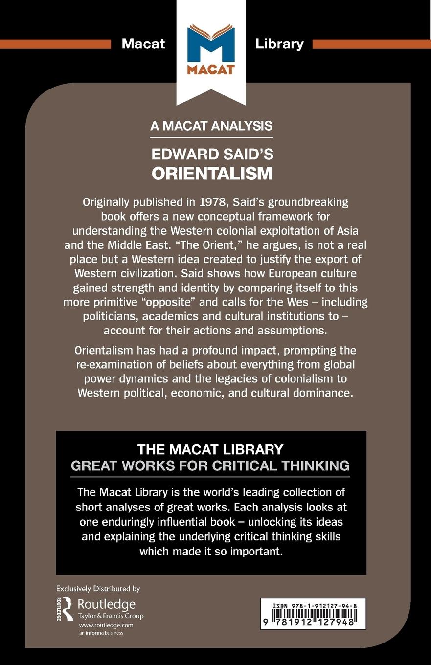 Rückseitencover An Analysis of Edward Said's Orientalism