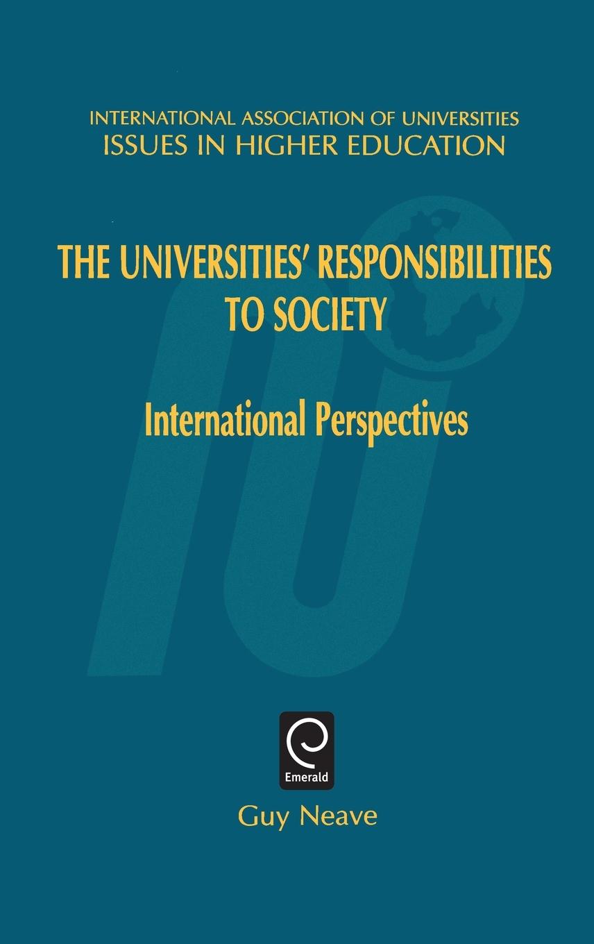 Vorderes Coverbild Universities' Responsibilities to Society