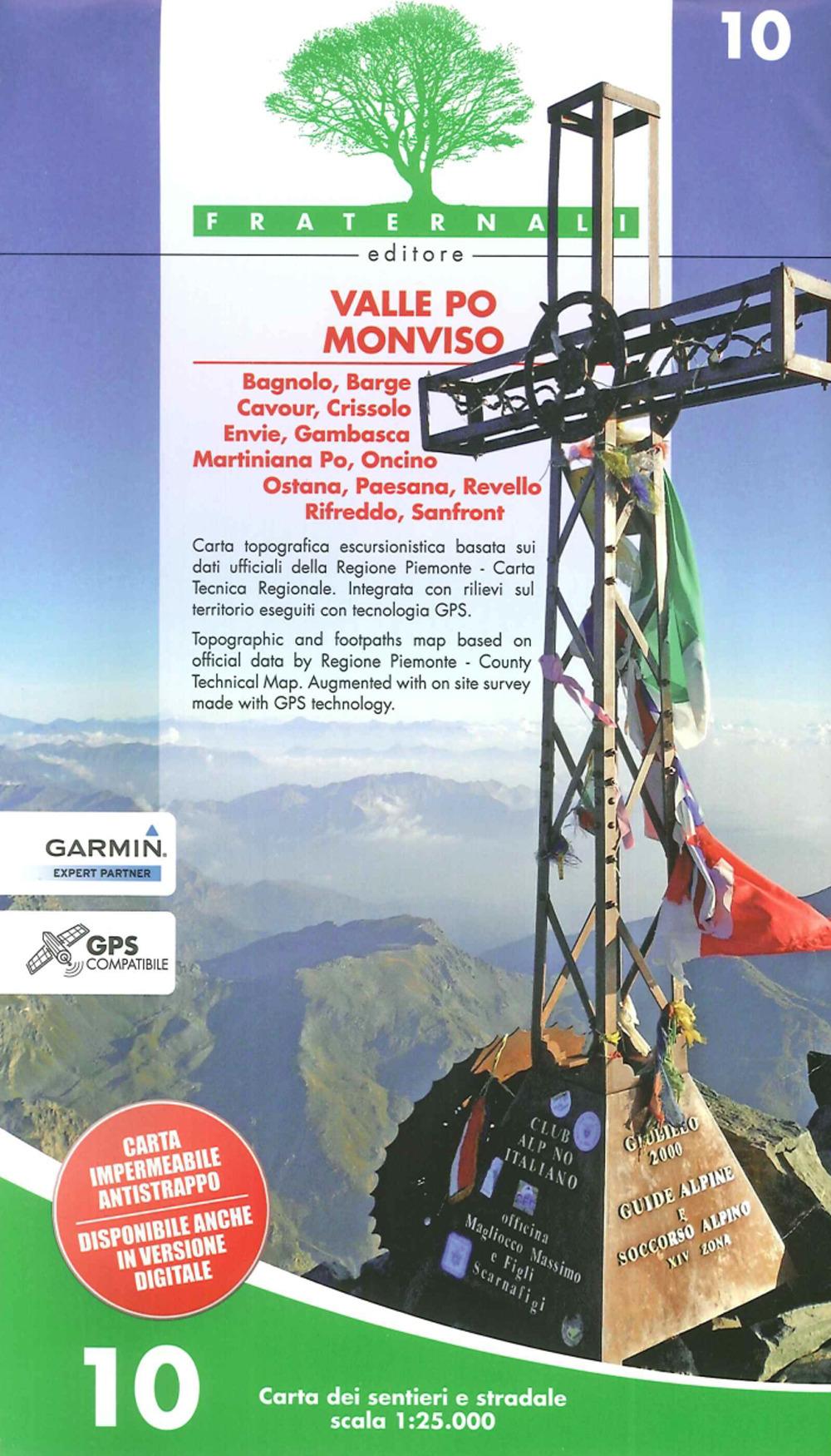Vorderes Coverbild Valle Po - Monviso 1 : 25 000