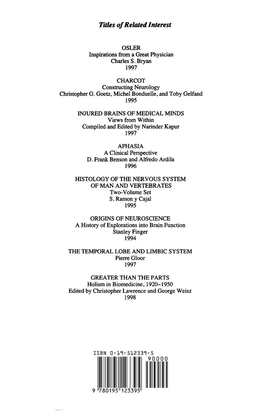 Rückseitencover John Hughlings Jackson