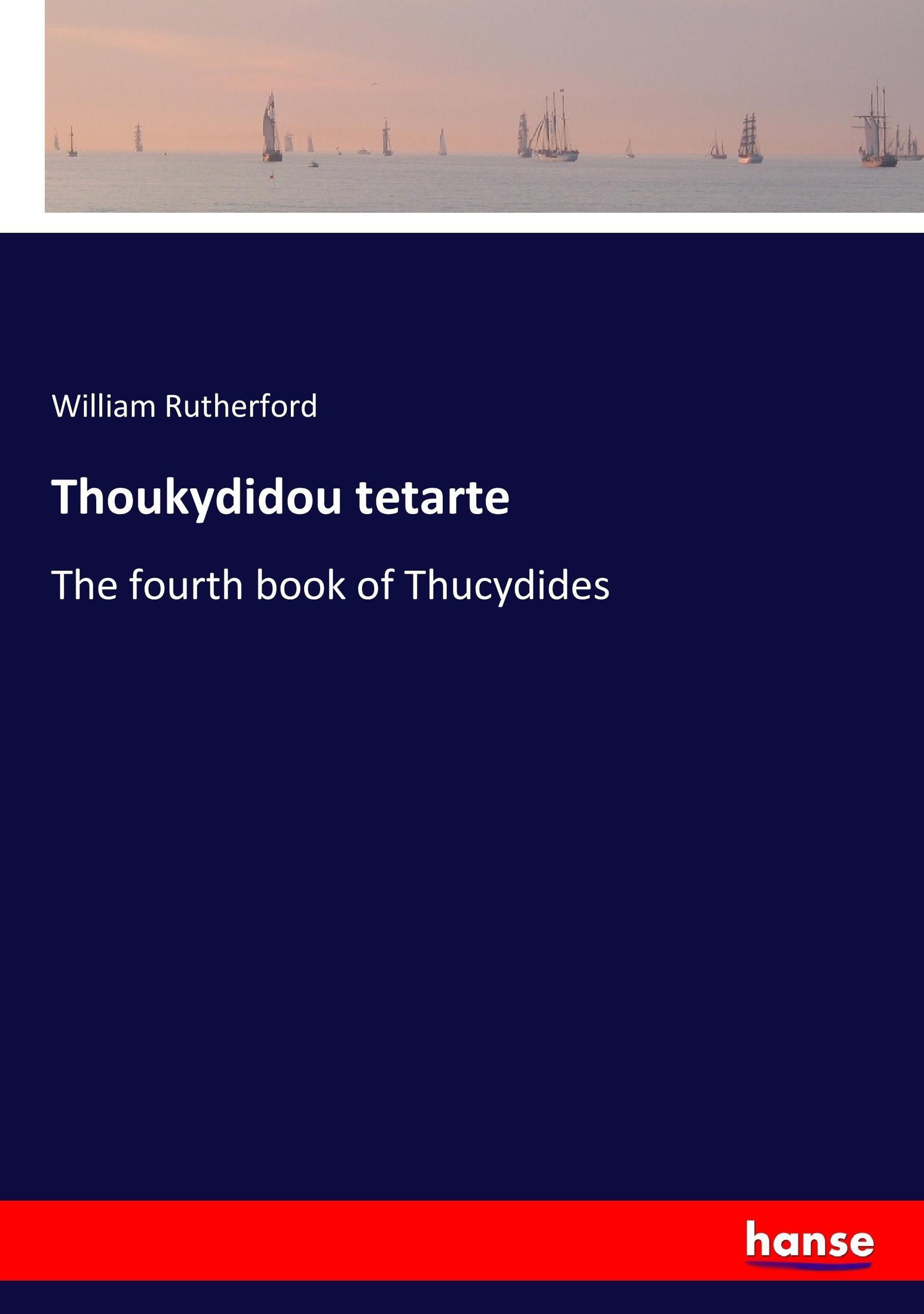 Vorderes Coverbild Thoukydidou tetarte