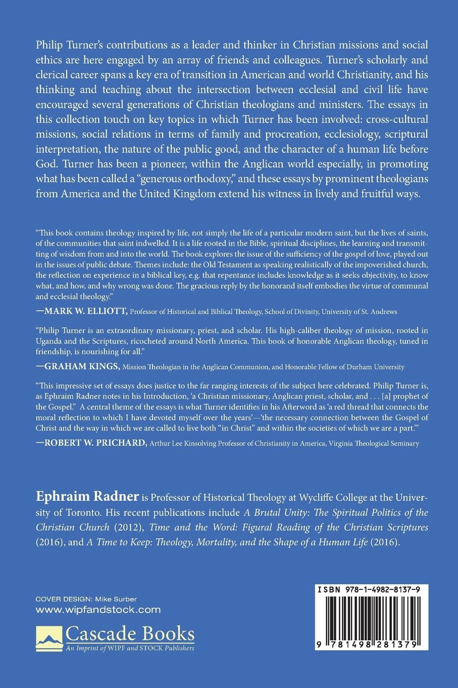 Rückseitencover Church, Society, and the Christian Common Good
