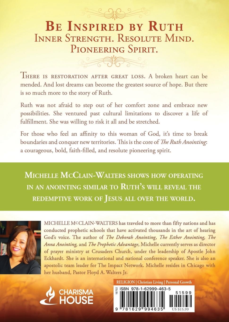 Rückseitencover Ruth Anointing