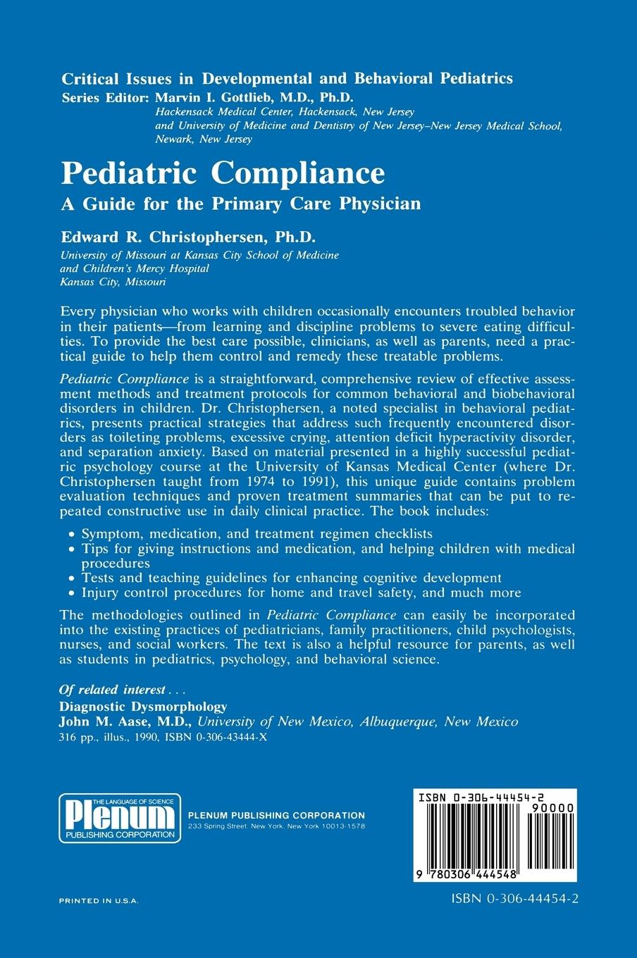 Rückseitencover Pediatric Compliance