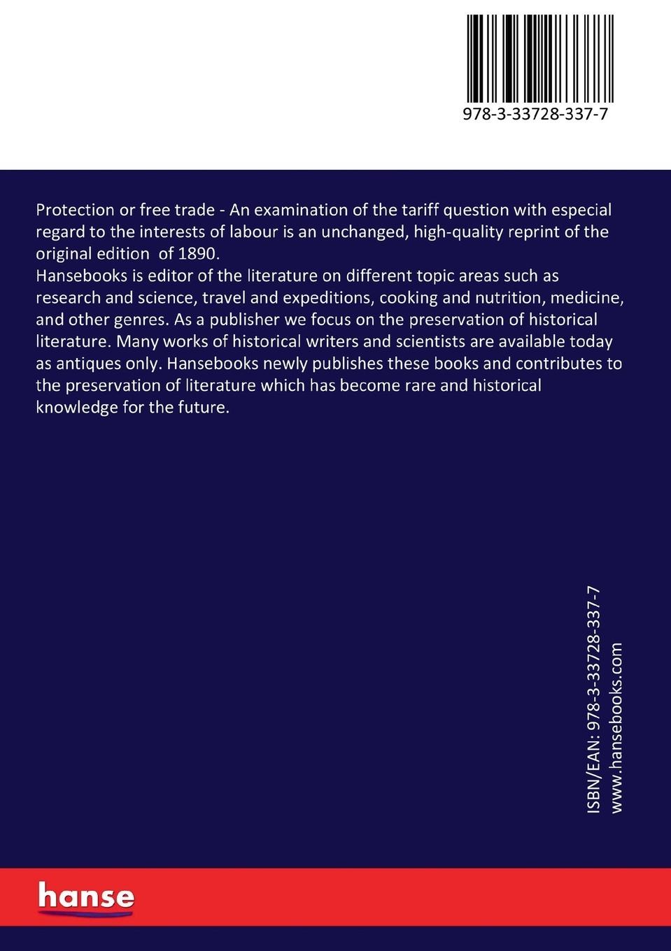 Rückseitencover Protection or free trade