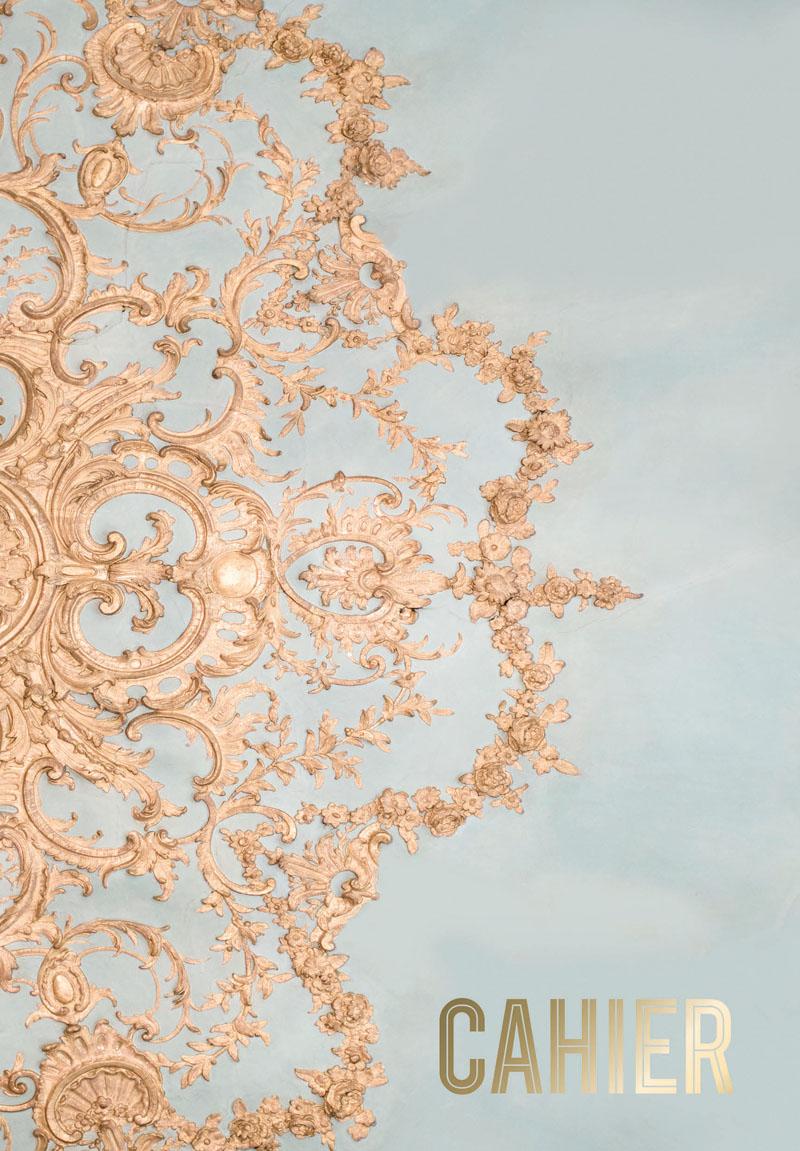Vorderes Coverbild Paris in Bloom Notebook (Floral Ceiling)