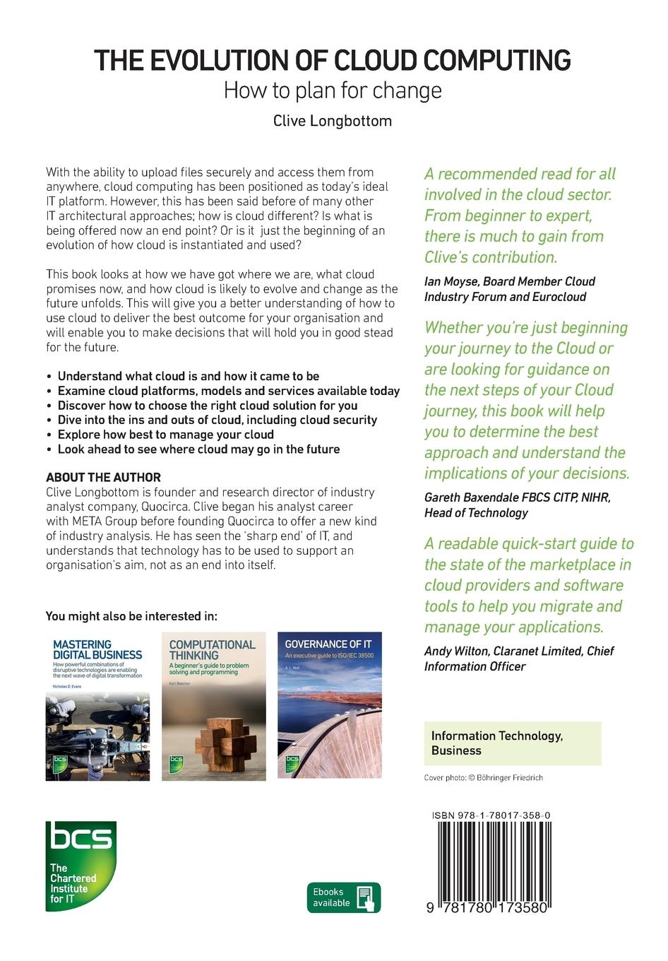 Rückseitencover The Evolution of Cloud Computing