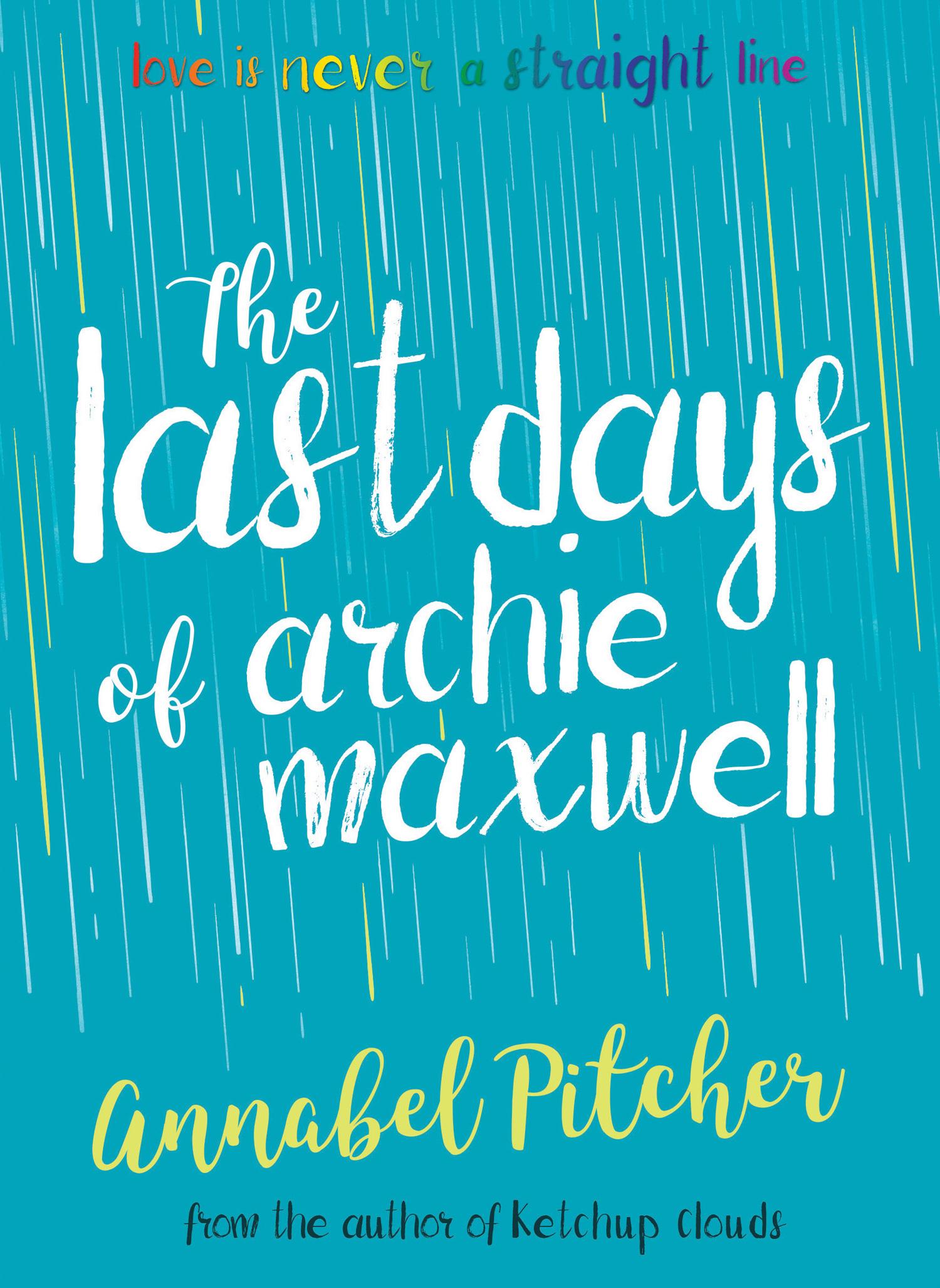 Vorderes Coverbild The Last Days of Archie Maxwell