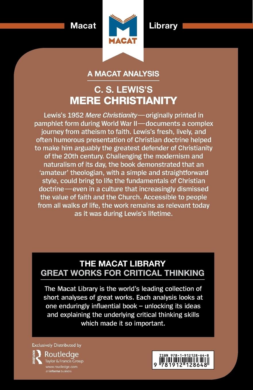 Rückseitencover An Analysis of C.S. Lewis's Mere Christianity