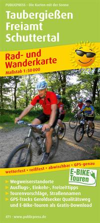 Vorderes Coverbild Rad- und Wanderkarte Taubergießen - Freiamt - Schuttertal 1 : 50 000