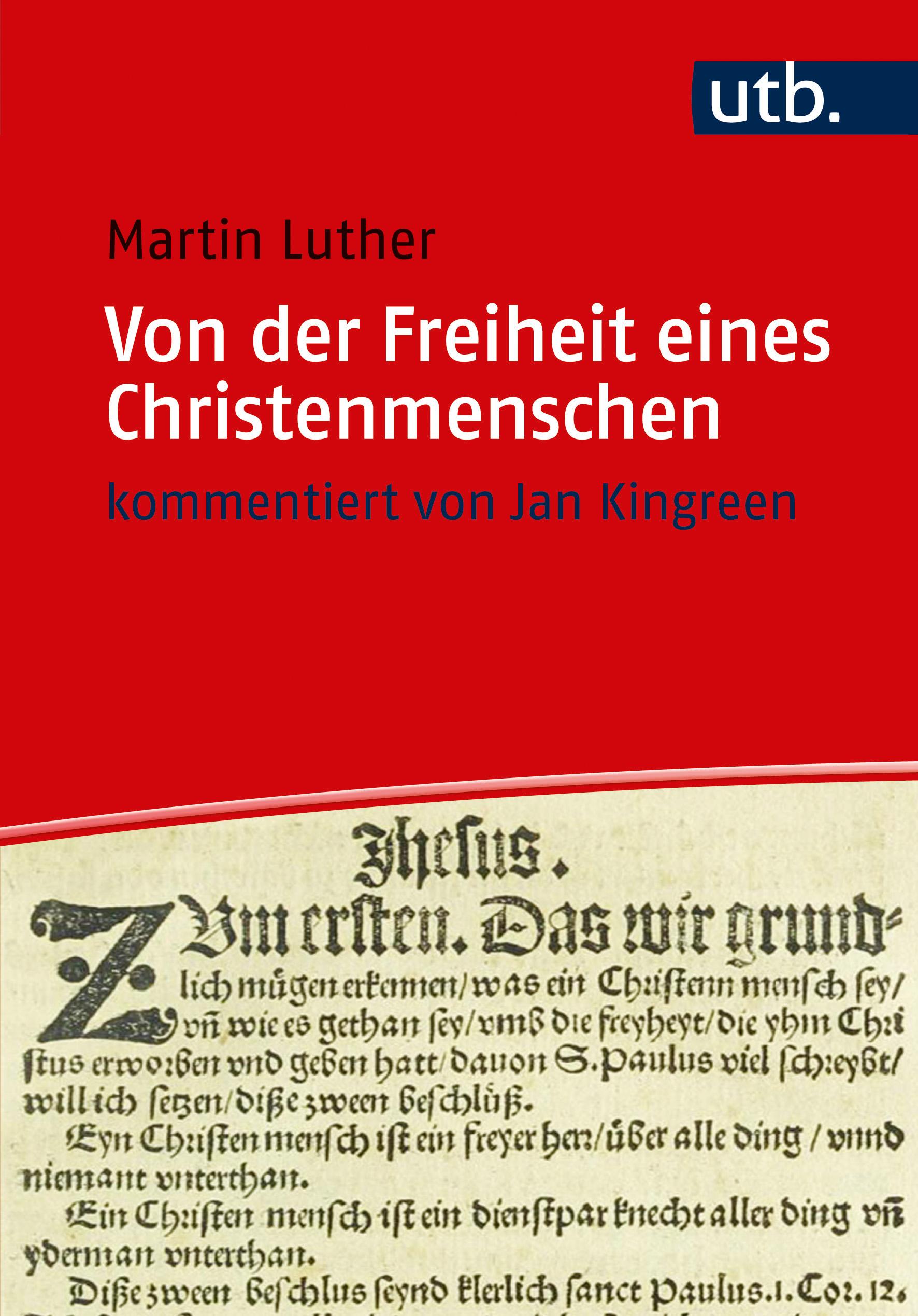 Vorderes Coverbild Von der Freiheit eines Christenmenschen