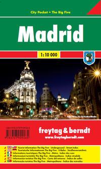 Vorderes Coverbild Madrid, Stadtplan 1:10.000, City Pocket + The Big Five