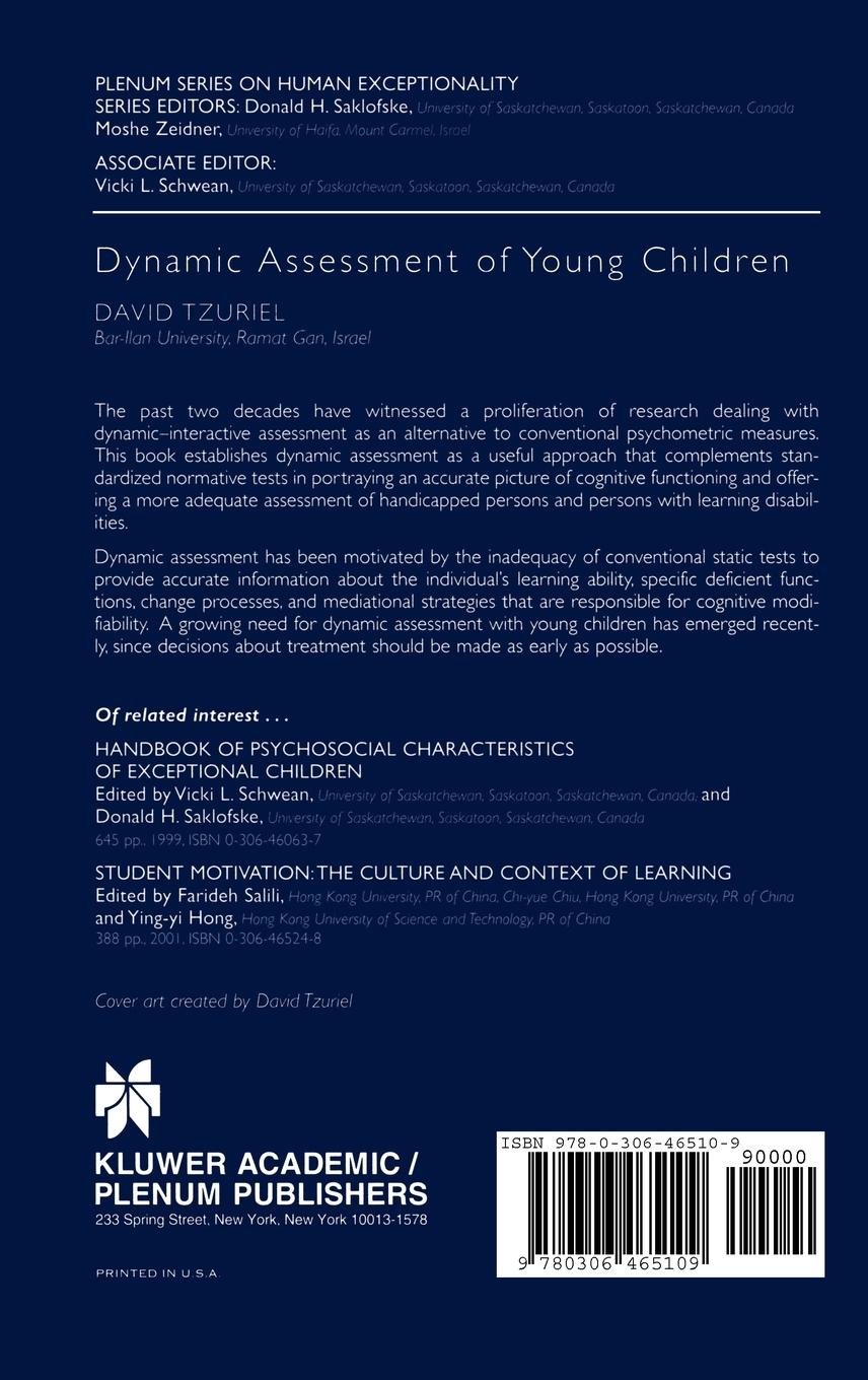 Rückseitencover Dynamic Assessment of Young Children