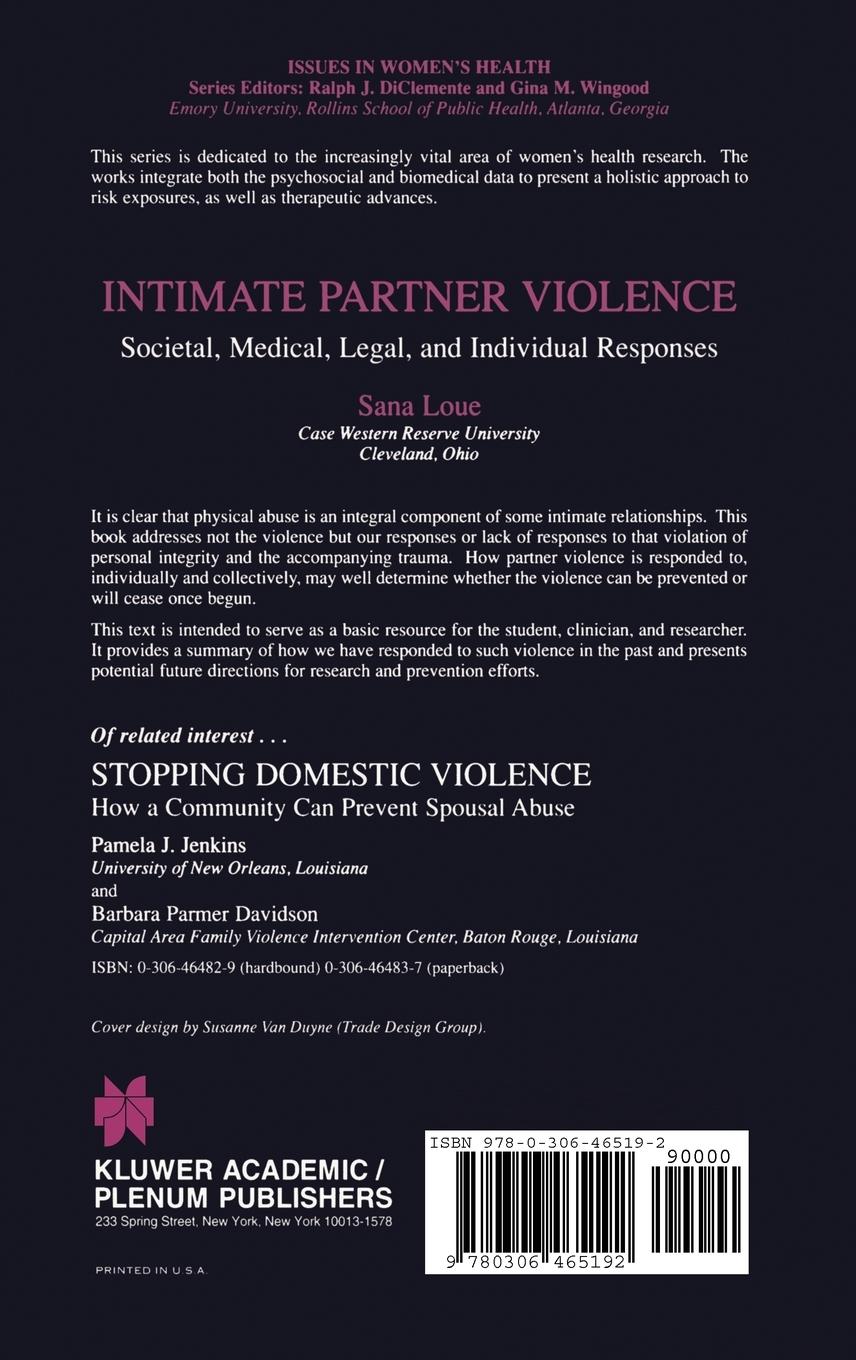 Rückseitencover Intimate Partner Violence