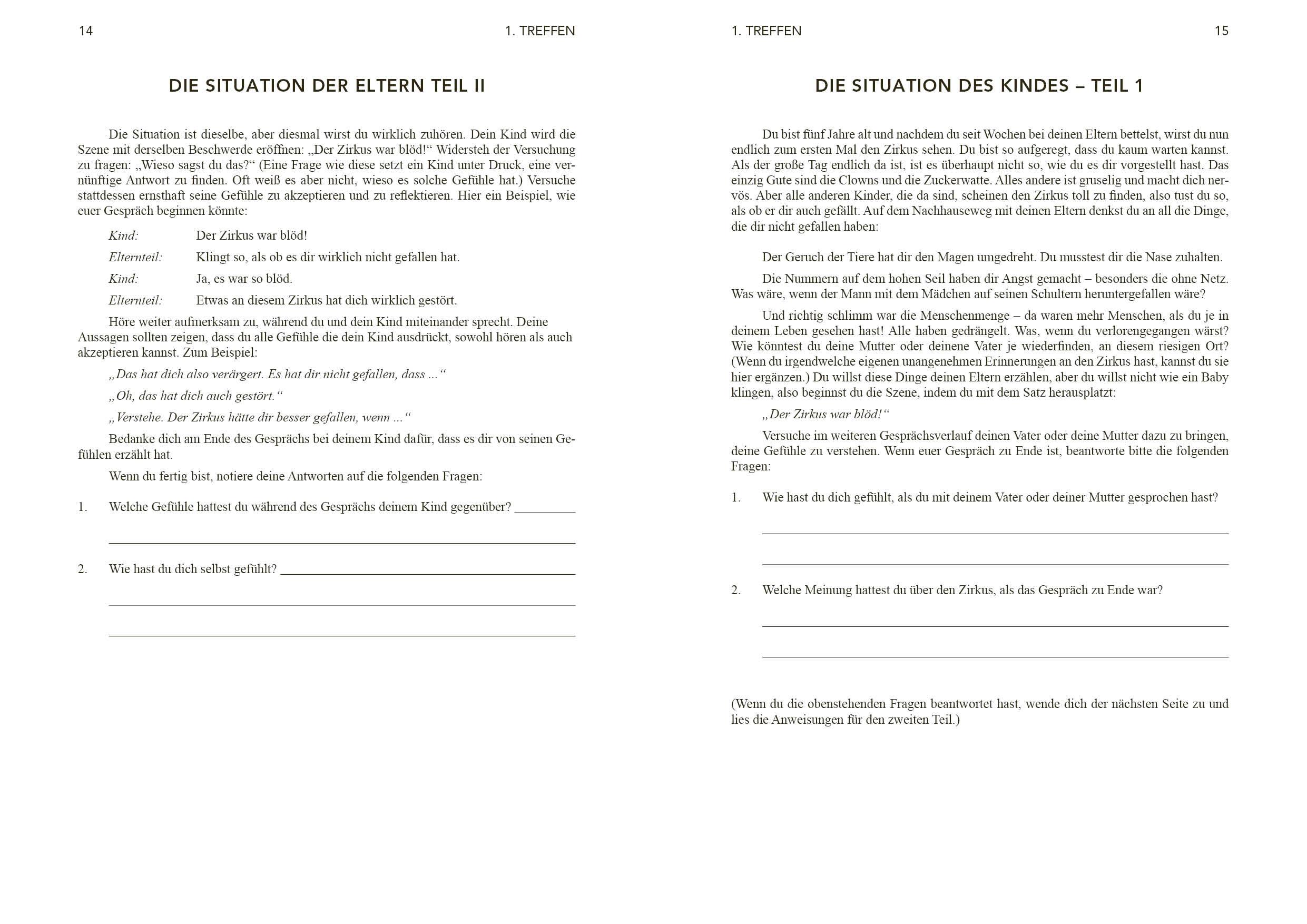 Beispielinhalt (Bild) So sag ich's meinem Kind Workshop