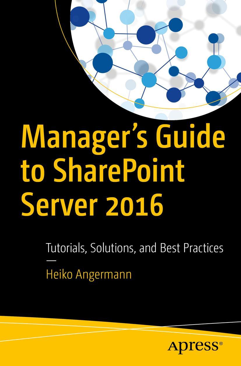 Vorderes Coverbild Manager's Guide to SharePoint Server 2016