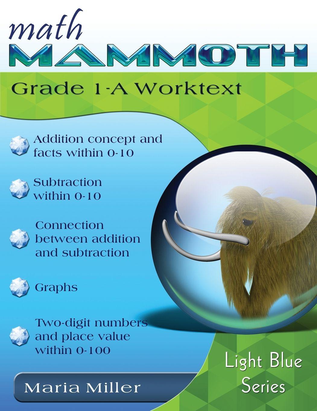 Vorderes Coverbild Math Mammoth Grade 1-A Worktext
