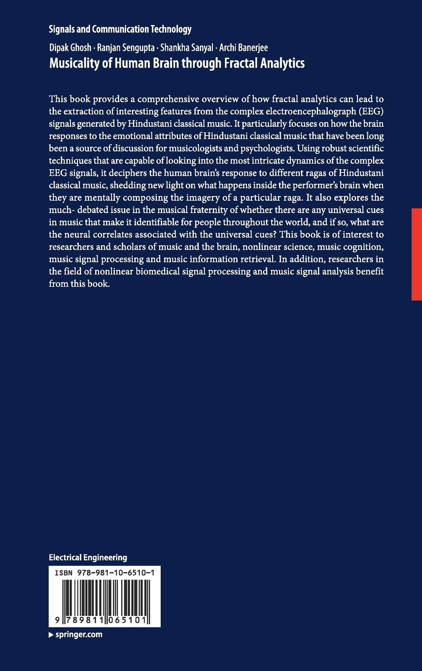 Rückseitencover Musicality of Human Brain through Fractal Analytics