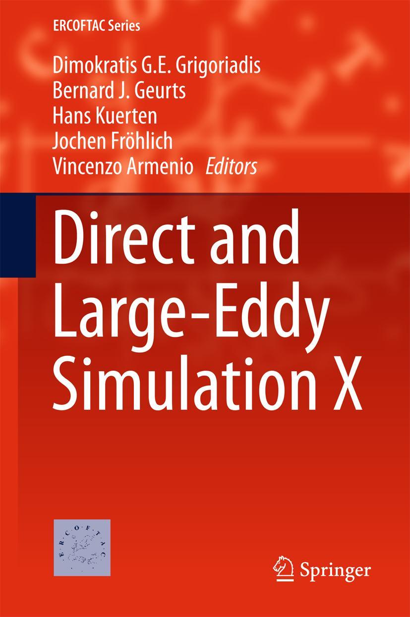Vorderes Coverbild Direct and Large-Eddy Simulation X