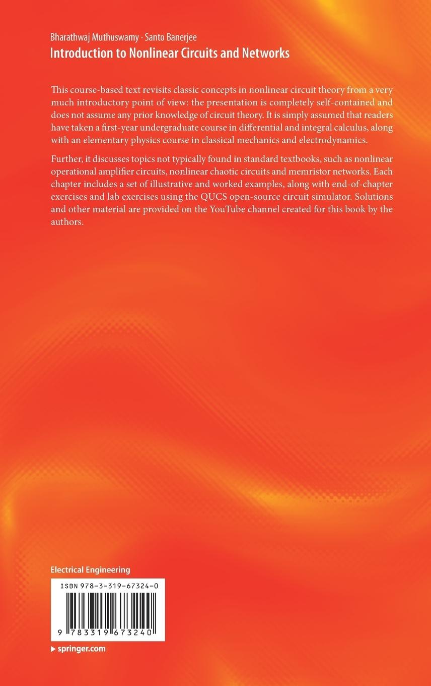 Rückseitencover Introduction to Nonlinear Circuits and Networks