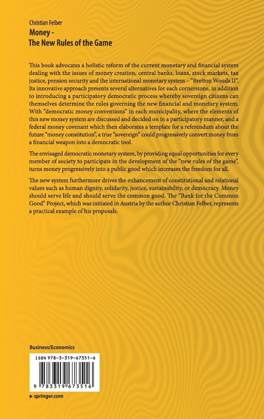 Rückseitencover Money - The New Rules of the Game