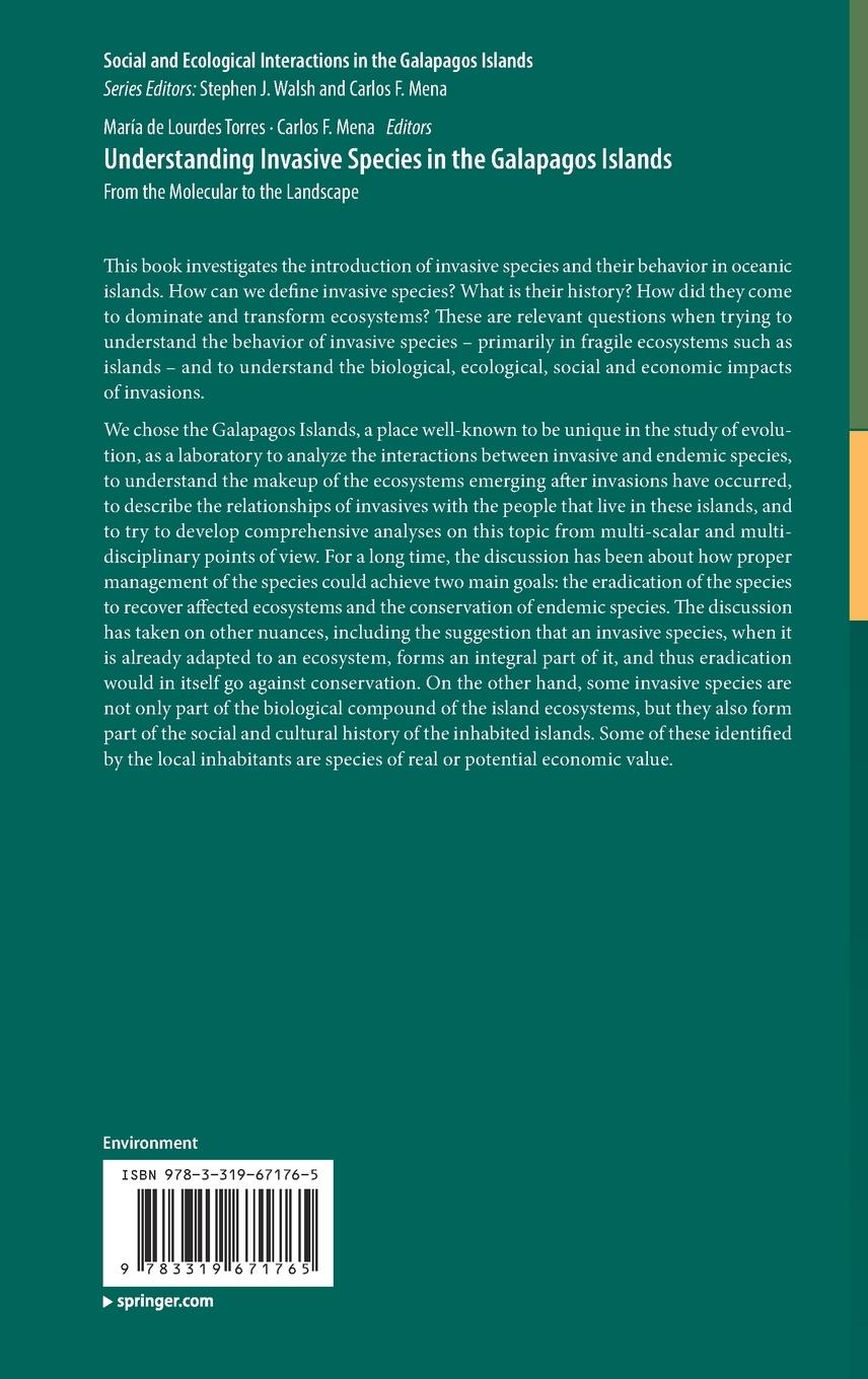 Rückseitencover Understanding Invasive Species in the Galapagos Islands