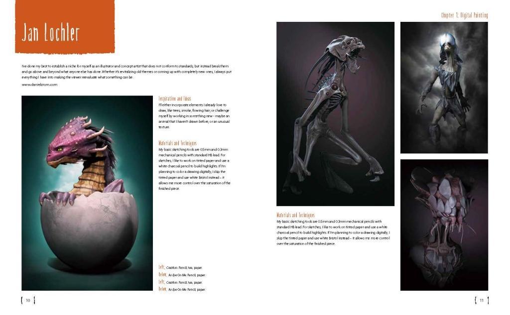 Beispielinhalt (Bild) Monsters of the Imagination: Best Creature Designs by Global Artists