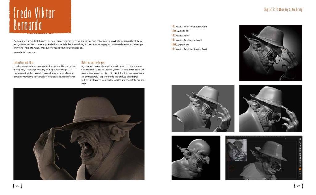 Beispielinhalt (Bild) Monsters of the Imagination: Best Creature Designs by Global Artists