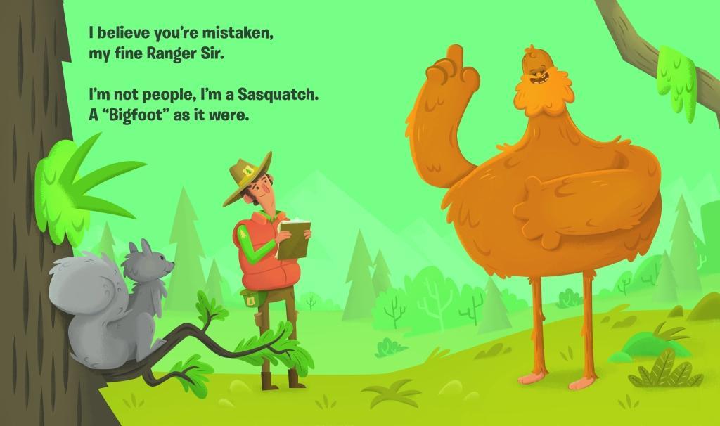 Beispielinhalt (Bild) Get Dressed, Sasquatch!