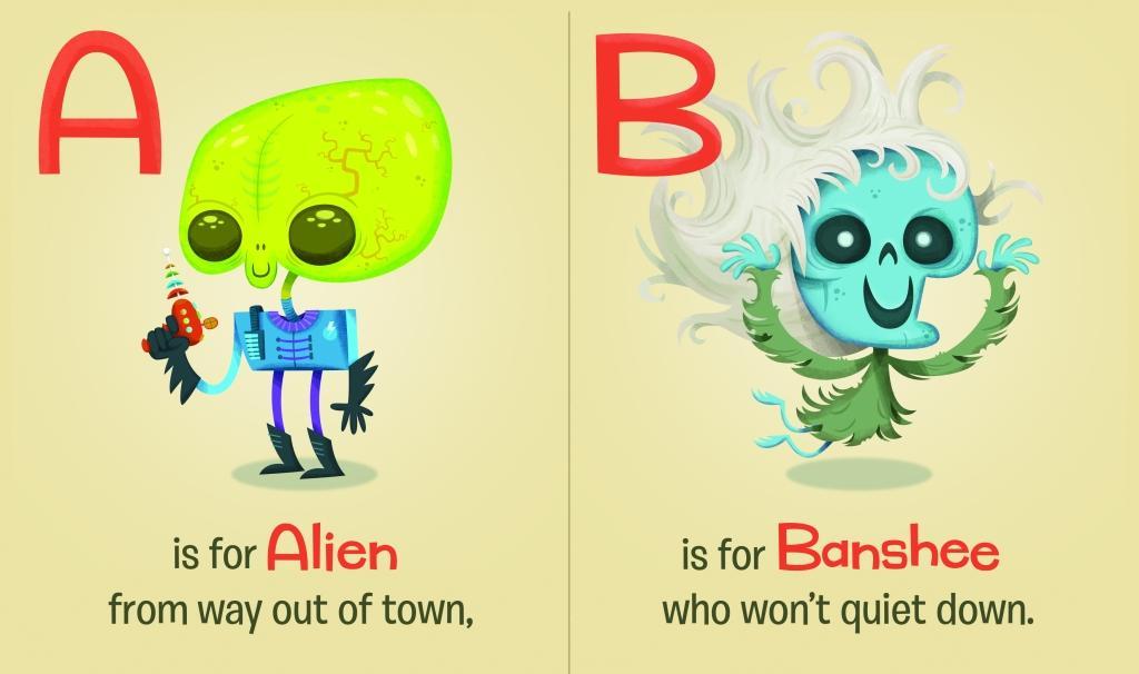 Beispielinhalt (Bild) Monster ABC