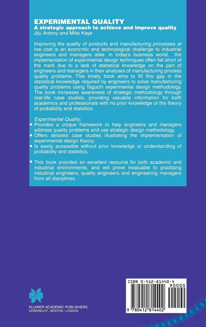 Rückseitencover Experimental Quality