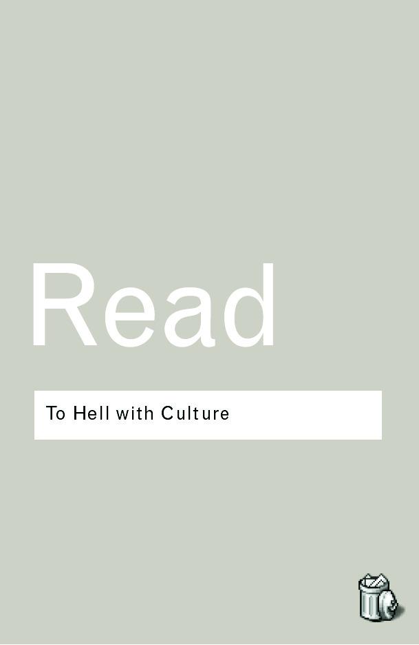 Vorderes Coverbild To Hell With Culture