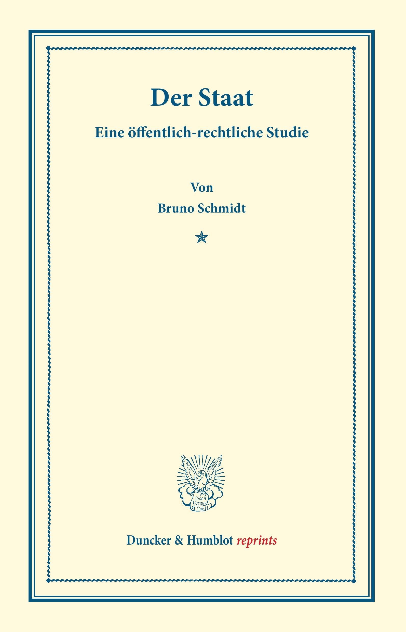 Vorderes Coverbild Der Staat.