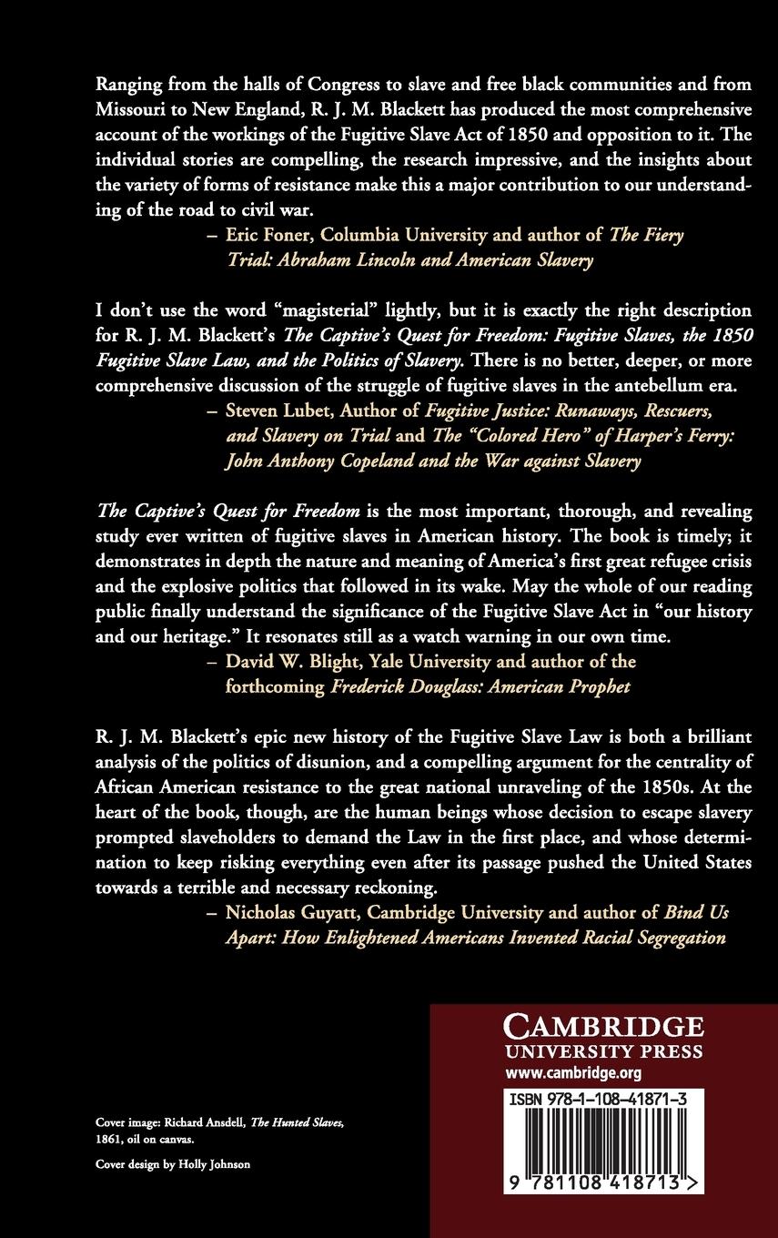 Rückseitencover The Captive's Quest for Freedom