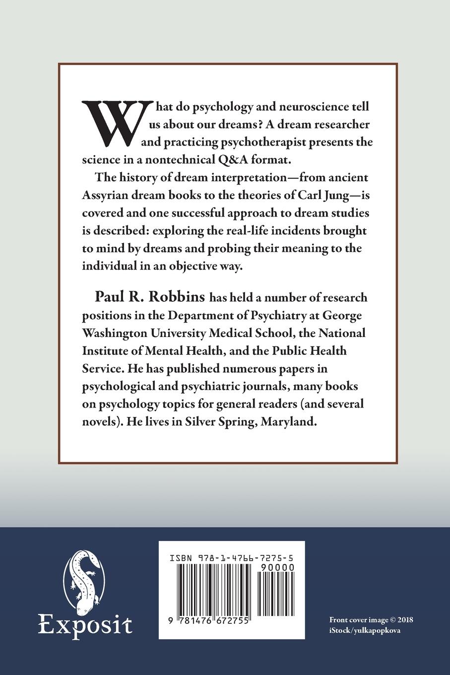 Rückseitencover Exploring Our Dreams