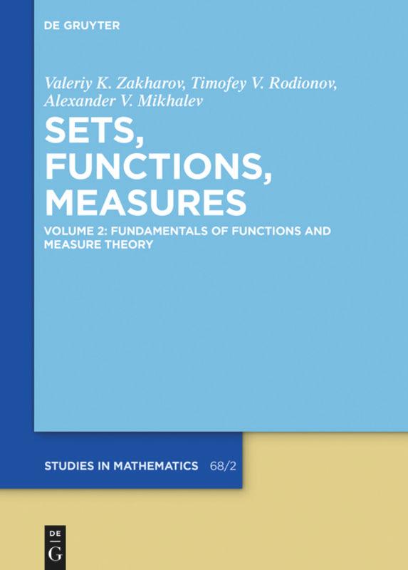 Vorderes Coverbild Fundamentals of Functions and Measure Theory