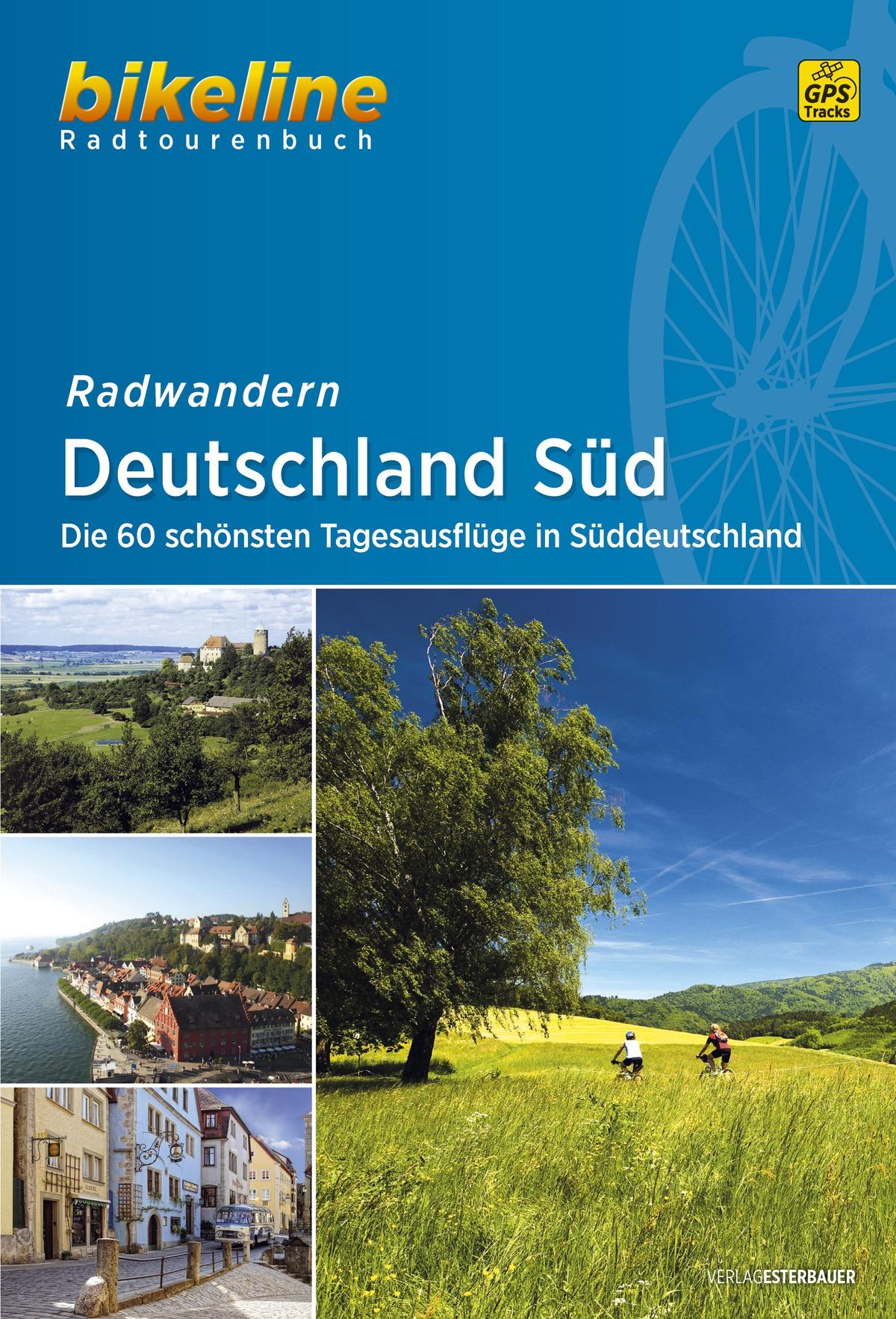 Vorderes Coverbild Bikeline Radtourenbuch Radwandern Deutschland Süd