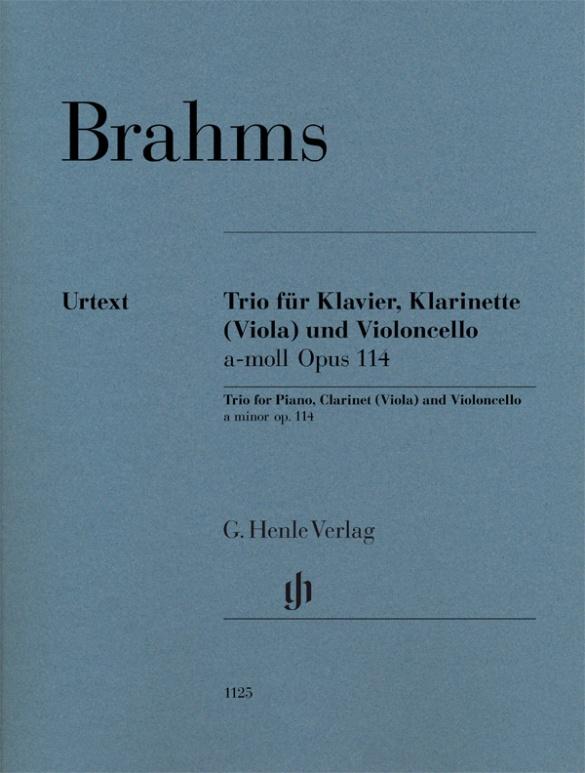 Vorderes Coverbild Trio für Klavier, Klarinette (Viola) und Violoncello a-moll op. 114